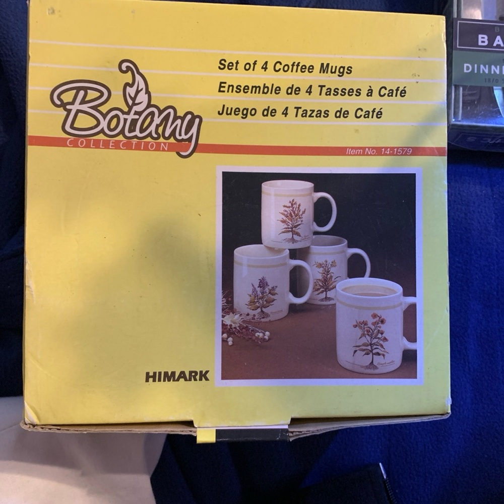 Himark Botany Collection Coffee Mugs Set